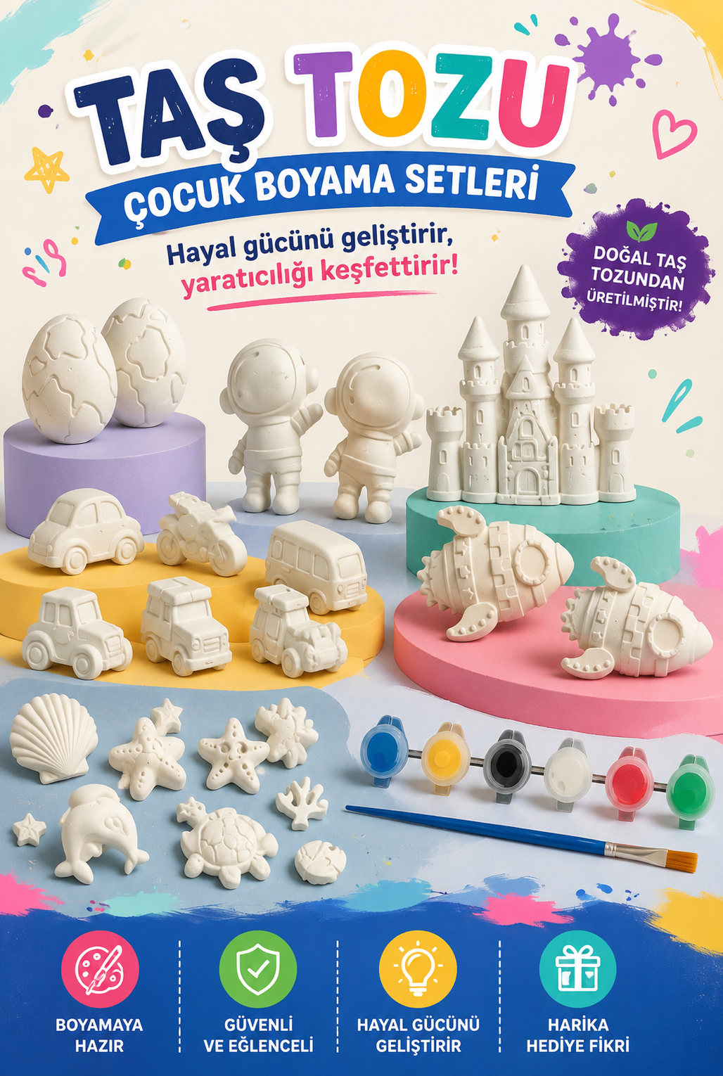 Taş Tozu Boyama Setleri