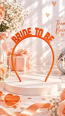 Bride To Be Yazılı Gelin Tacı Bekarlığa Veda Partisi Saç Aksesuarı - 3